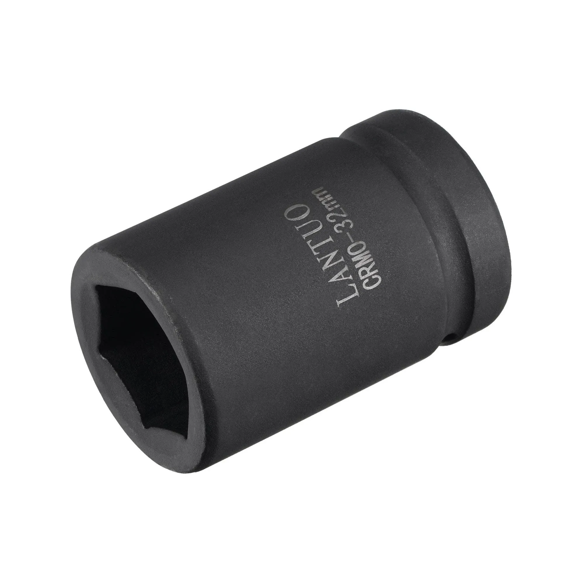 Uxcell 1" Drive by 33mm 6-Point Impact Socket, Cr-Mo 80mm Length, Standard Metric ...