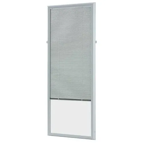 ODL 24.75&#034; x 66.75&#034;Add On Blind/Shade Room-Darkening Cordless Aluminum in White