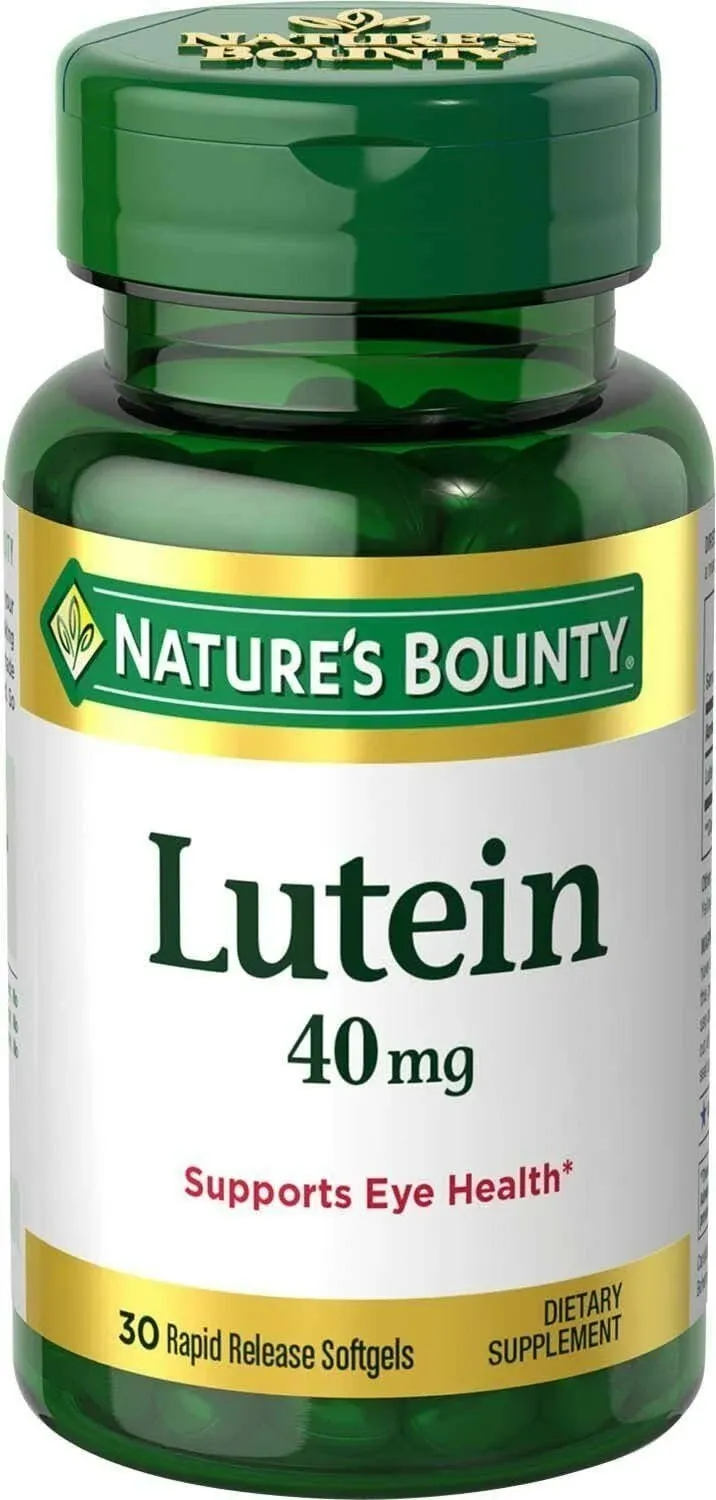 Nature's Bounty - Lutein 40 mg - 30 Softgels