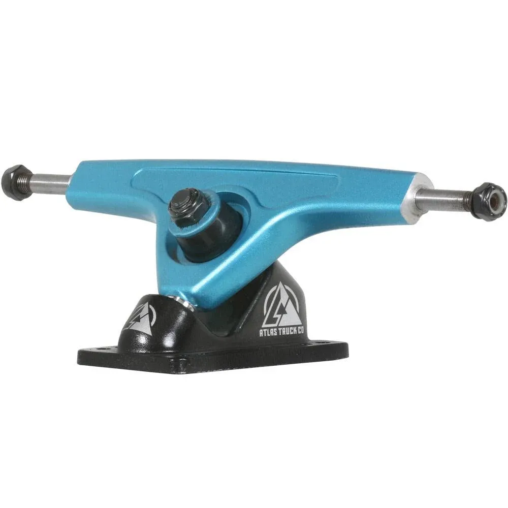 Atlas 180mm 8mm 48 Degree Ultralight Longboard Trucks - Blue Steel