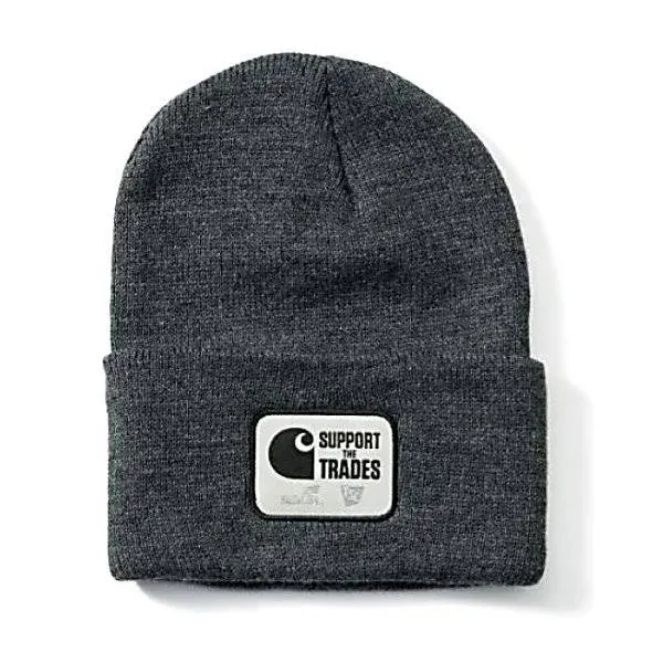 Carhartt Knit Tonal Beanie, Men's, Coal Heather