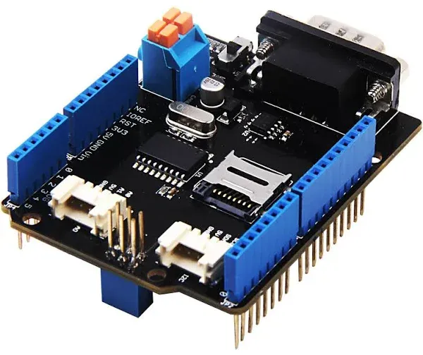 Seeed Studio CAN-Bus Shield V2 Compatible with Arduino for Controller and Transceiver, Adopts MCP2515 and MCP2551.