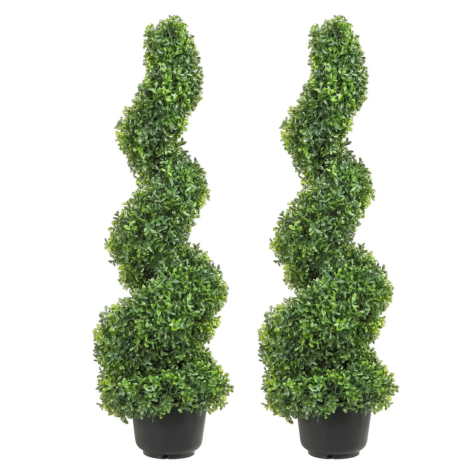 VEVOR Artificial Boxwood Tower Topiary Spiral Artificial Plant