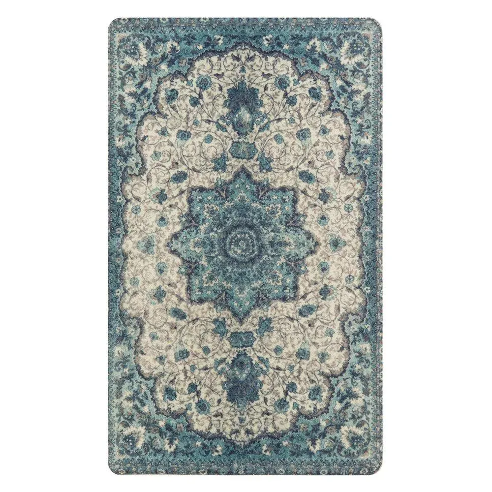 Lahome Collection Traditional Vintage Floral Area Rug - 3’ X 5’ Faux Wool