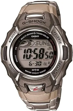 Casio Men's G-Shock MTGM900DA-8CR Tough Solar Atomic Stainless Steel Sport Watch