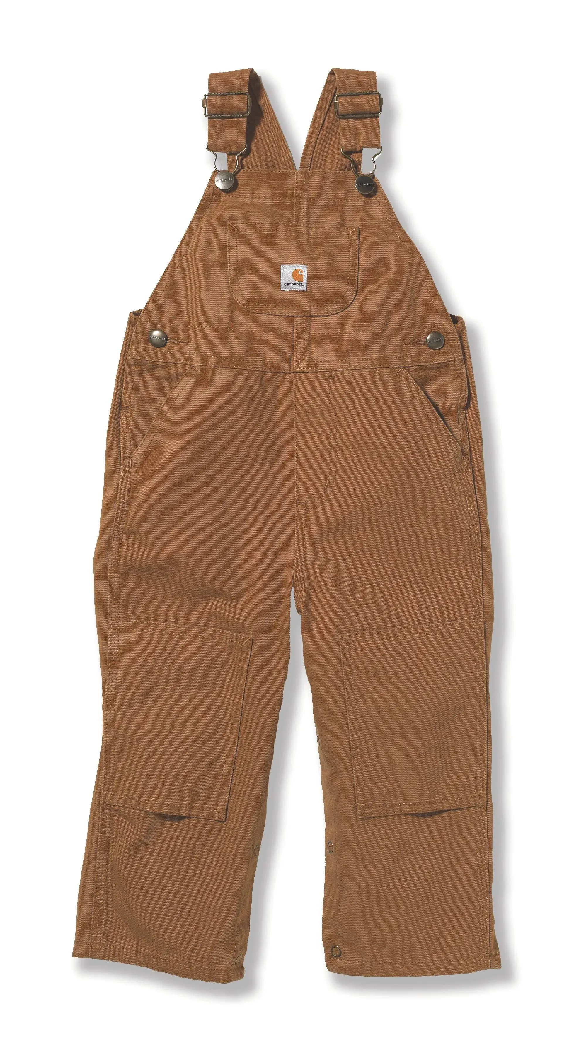 Carhartt Brown Canvas Bib Overalls, 3M