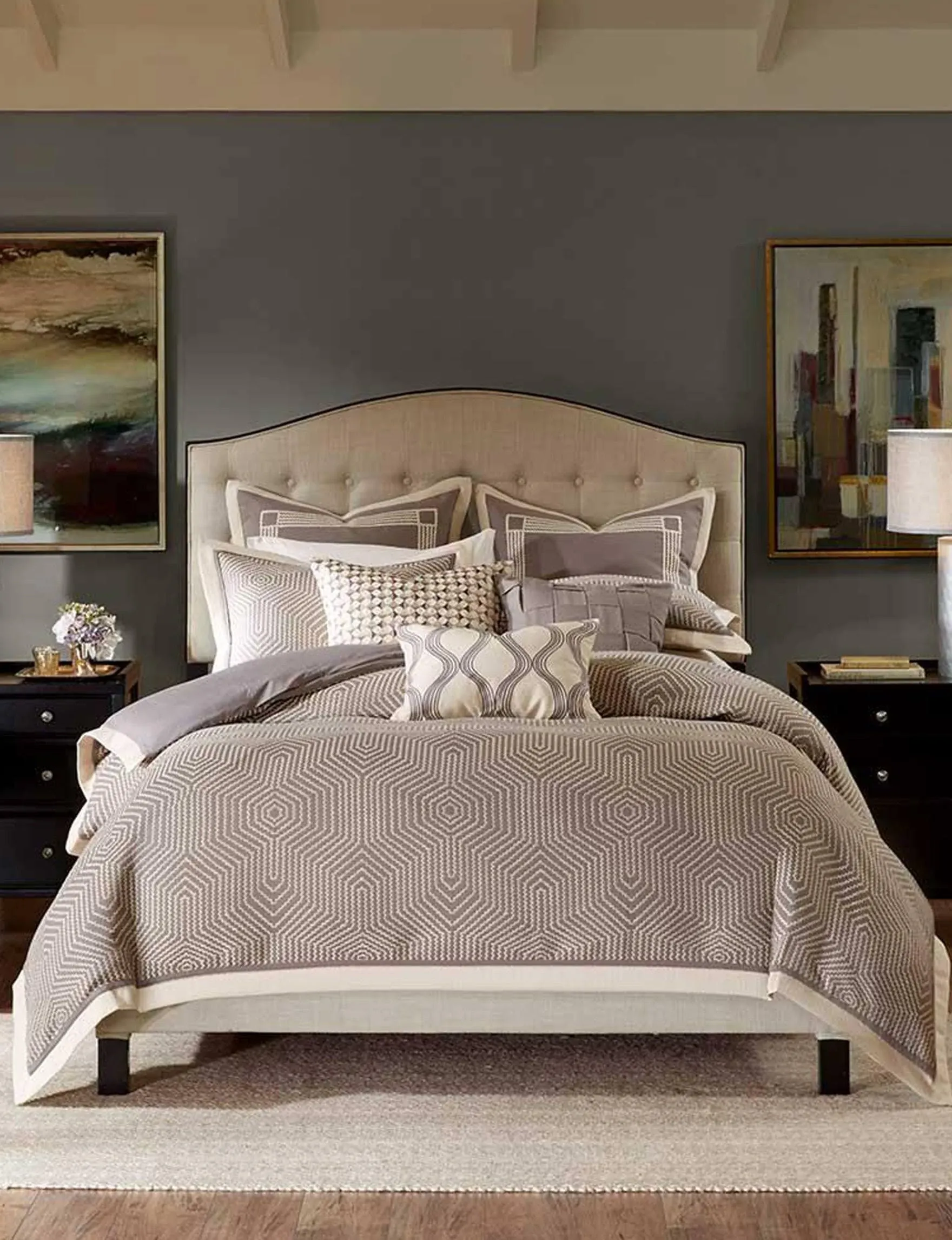 Madison Park Shades of Grey Comforter Set Signature (Queen)