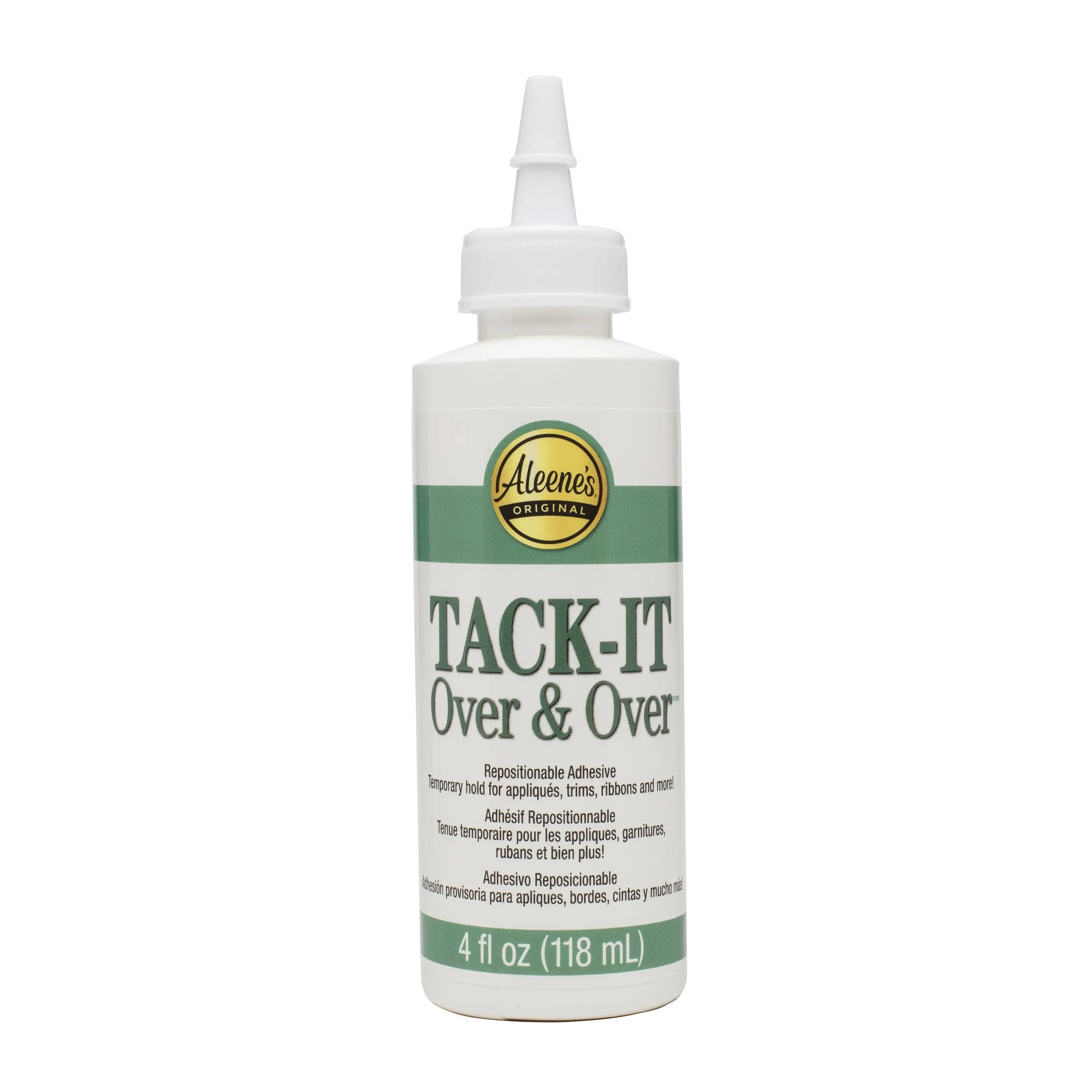 Aleene's Tack-It Over and Over Adhesive 4 fl. oz, Repositionable Temporary Adhesive