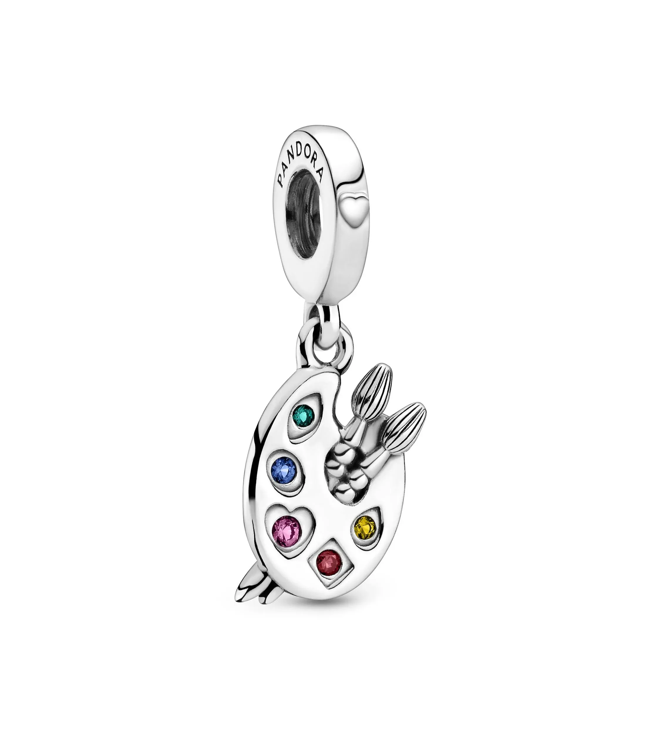 Pandora Women's Artist's Palette Dangle Charm, Silver, 0