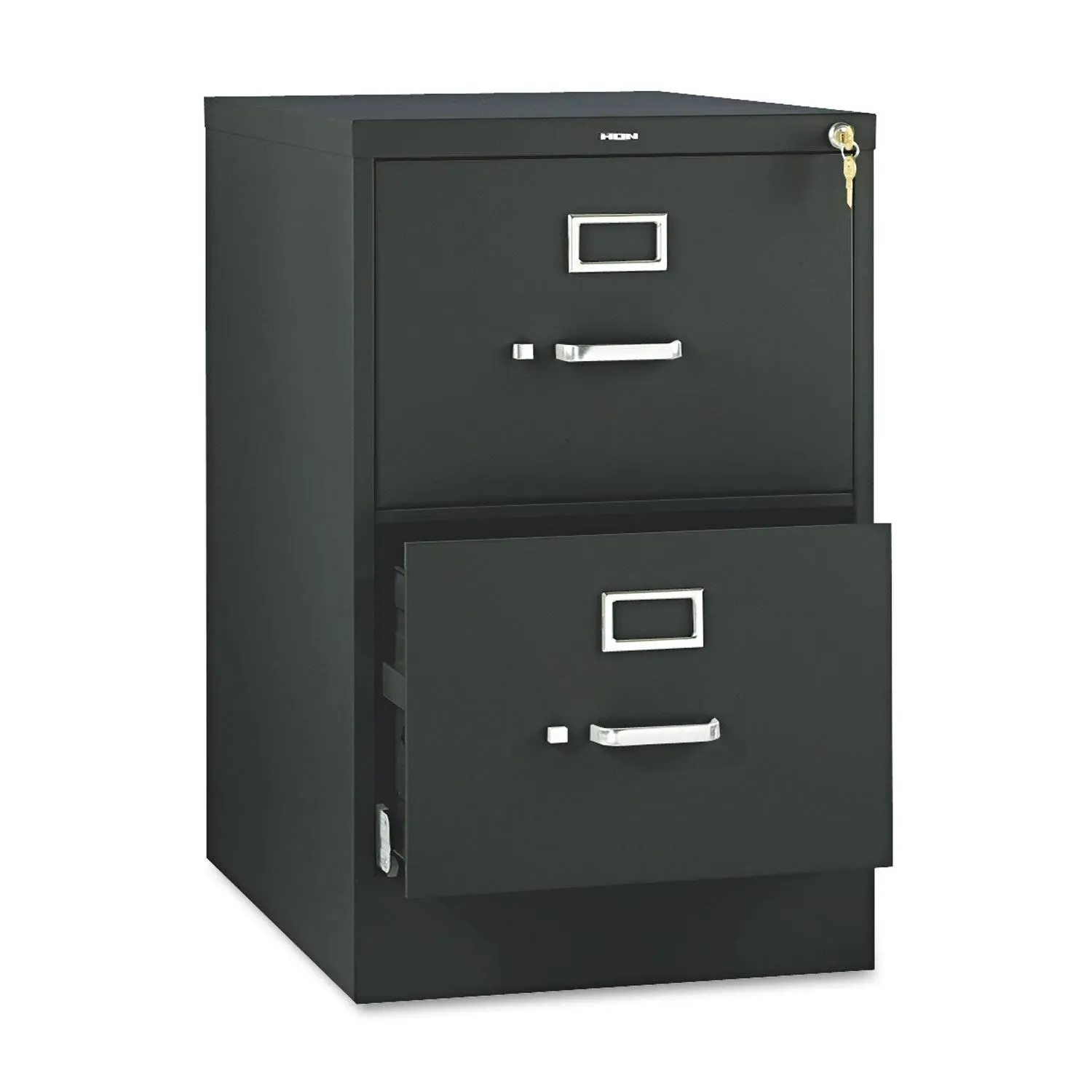 HON 510 Series Two-Drawer Full-Suspension File Legal 29H x25d Black