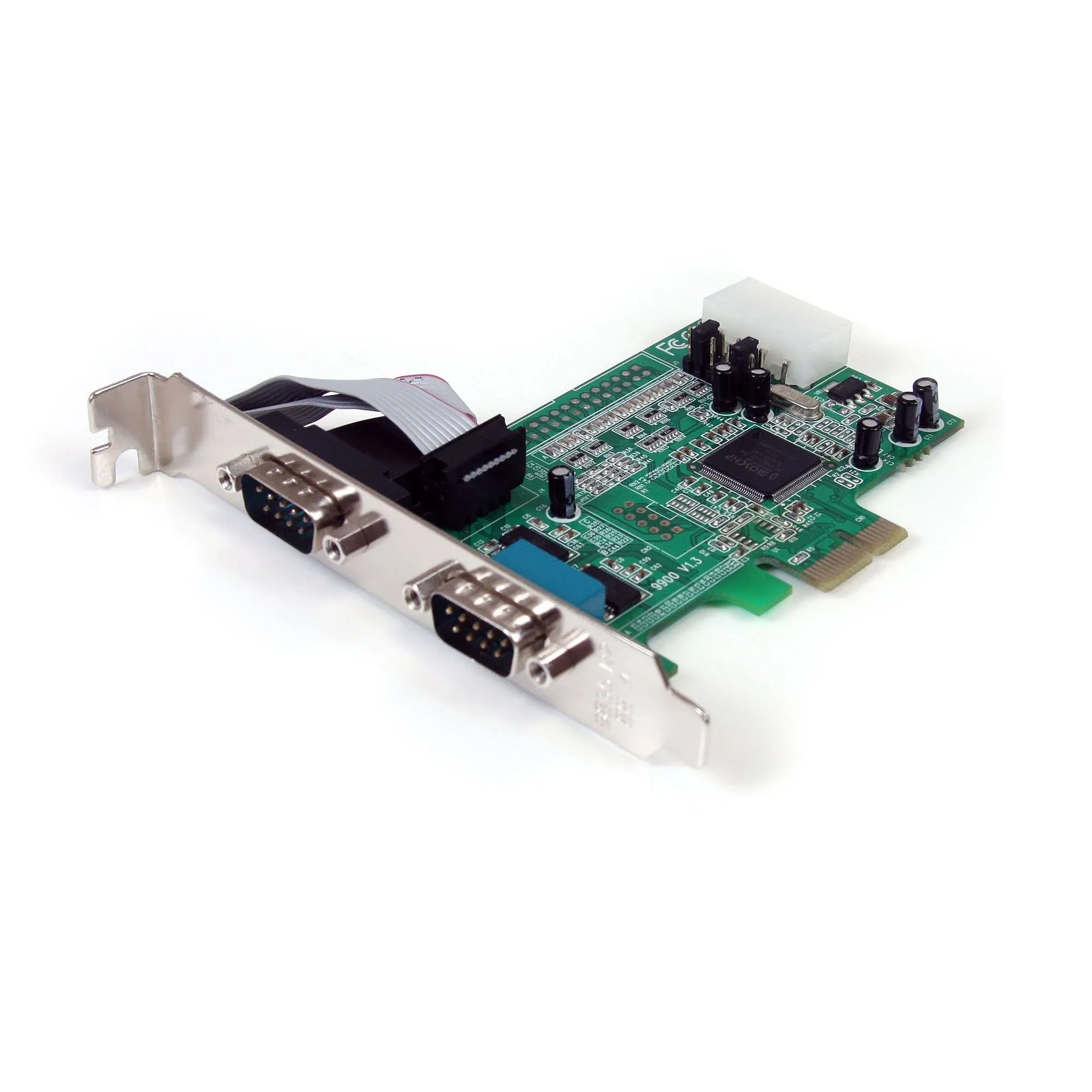 StarTech 2 Port PCIe Serial Adapter Card with 16550, PCI Express RS232 PEX2S553