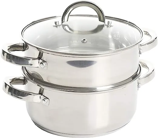 Oster Steamer Stainless Steel Cookware, 3.0-Quart