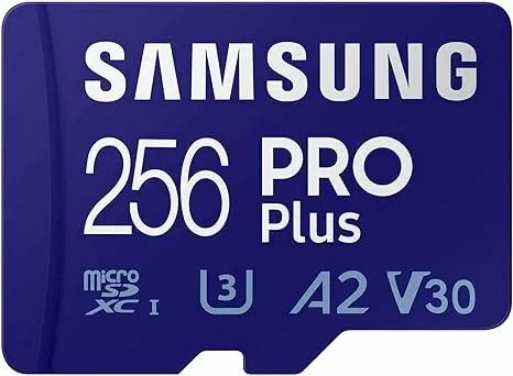 Samsung 256GB Pro Plus microSDXC Memory Card with SD Adapter