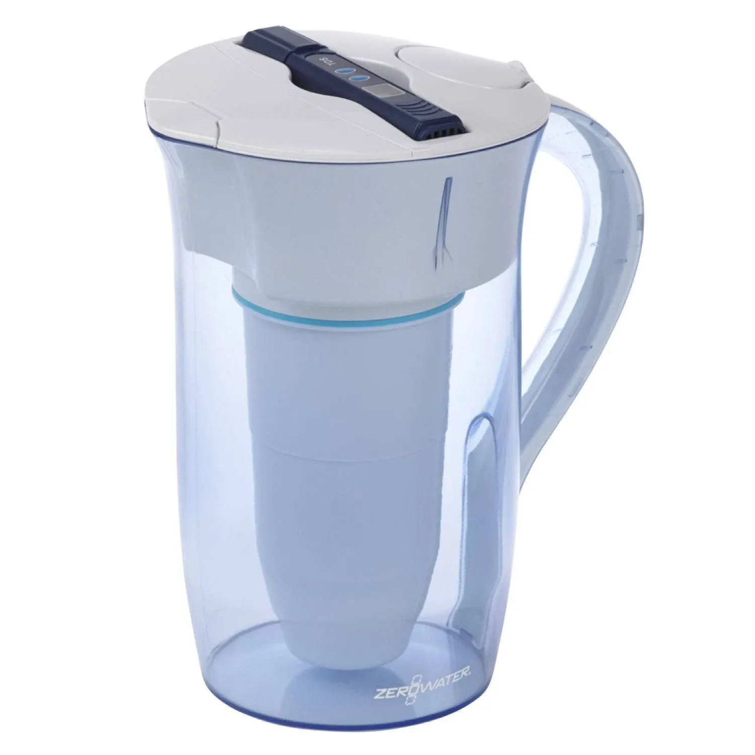 Zerowater 10 Cup Ready-Pour Round Water Pitcher