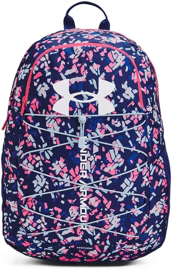 Under Armour Unisex-Adult Hustle Sport Backpack , (456) Bauhaus Blue / Pink Punk / White , One Size Fits All