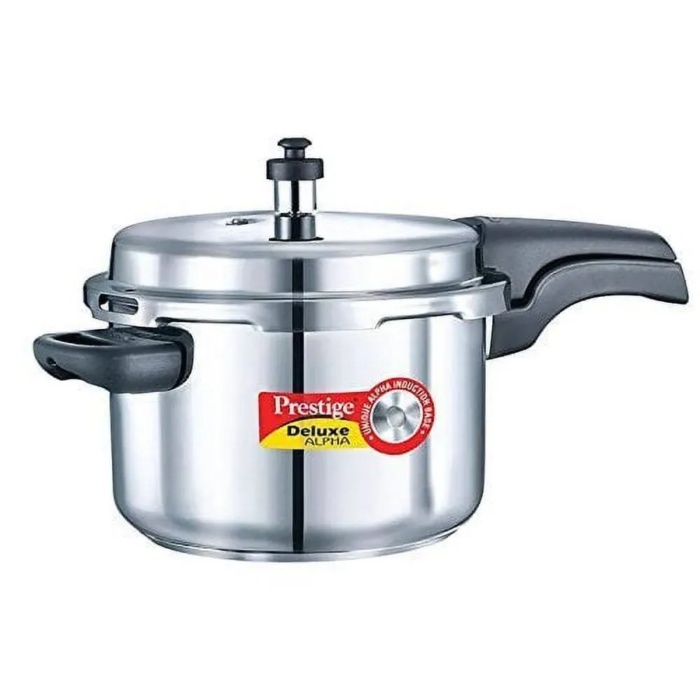 Prestige Alpha Deluxe Induction Base Stainless Steel Pressure Cooker