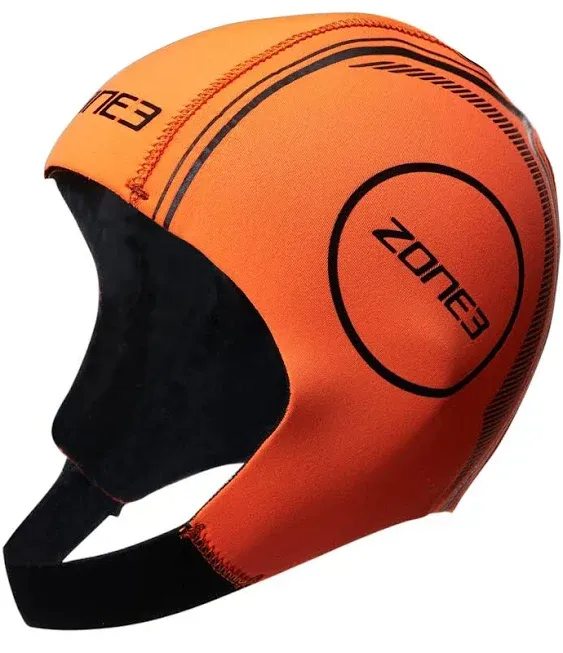 Zone3 Cap Neoprene Swim Orange - XS