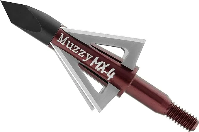 Muzzy Archery Broadheads MX-4 100 Grains 4-Blade 3pk 209-MX4-3