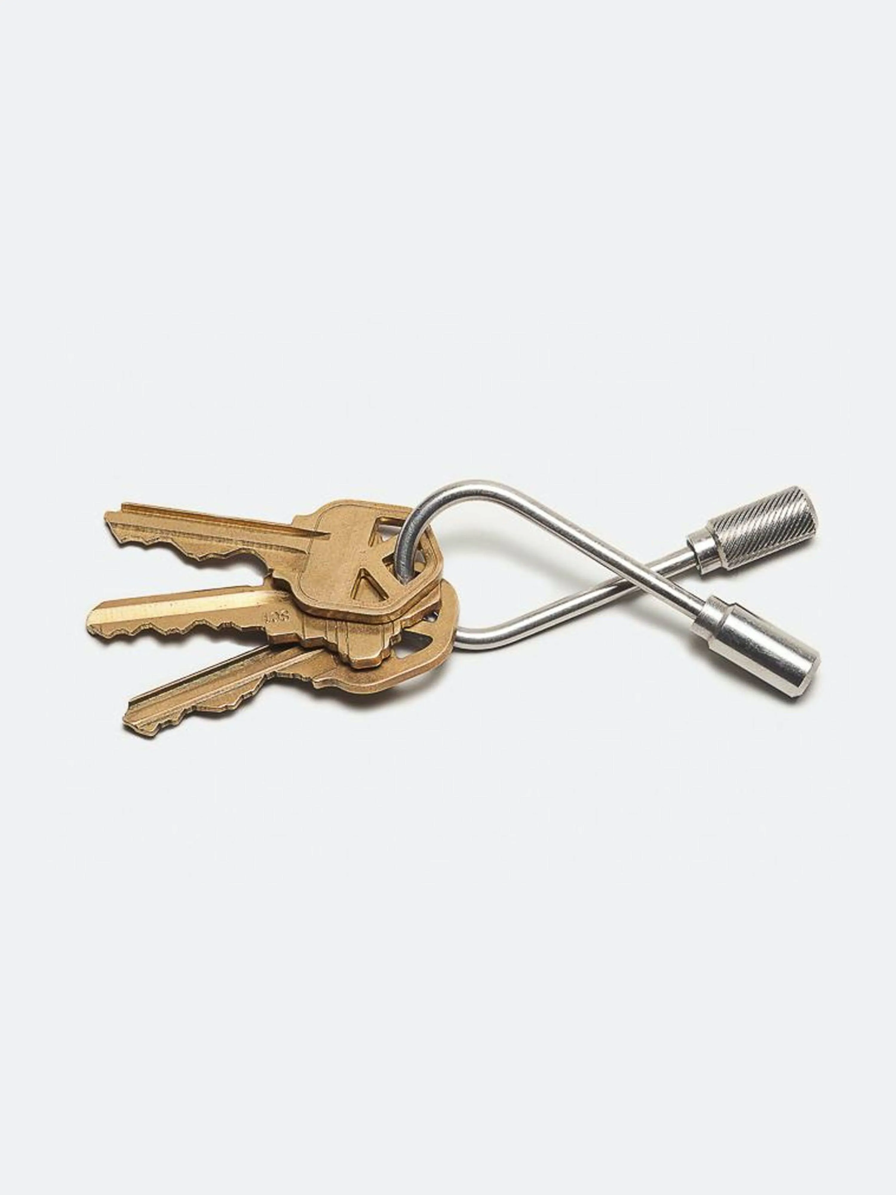 Craighill Closed Helix Keyring Stainless Steel