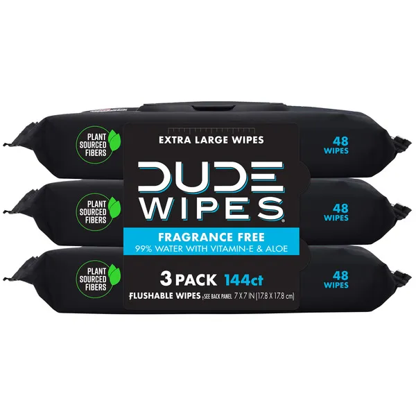 Dude Wipes Flushable Wipes