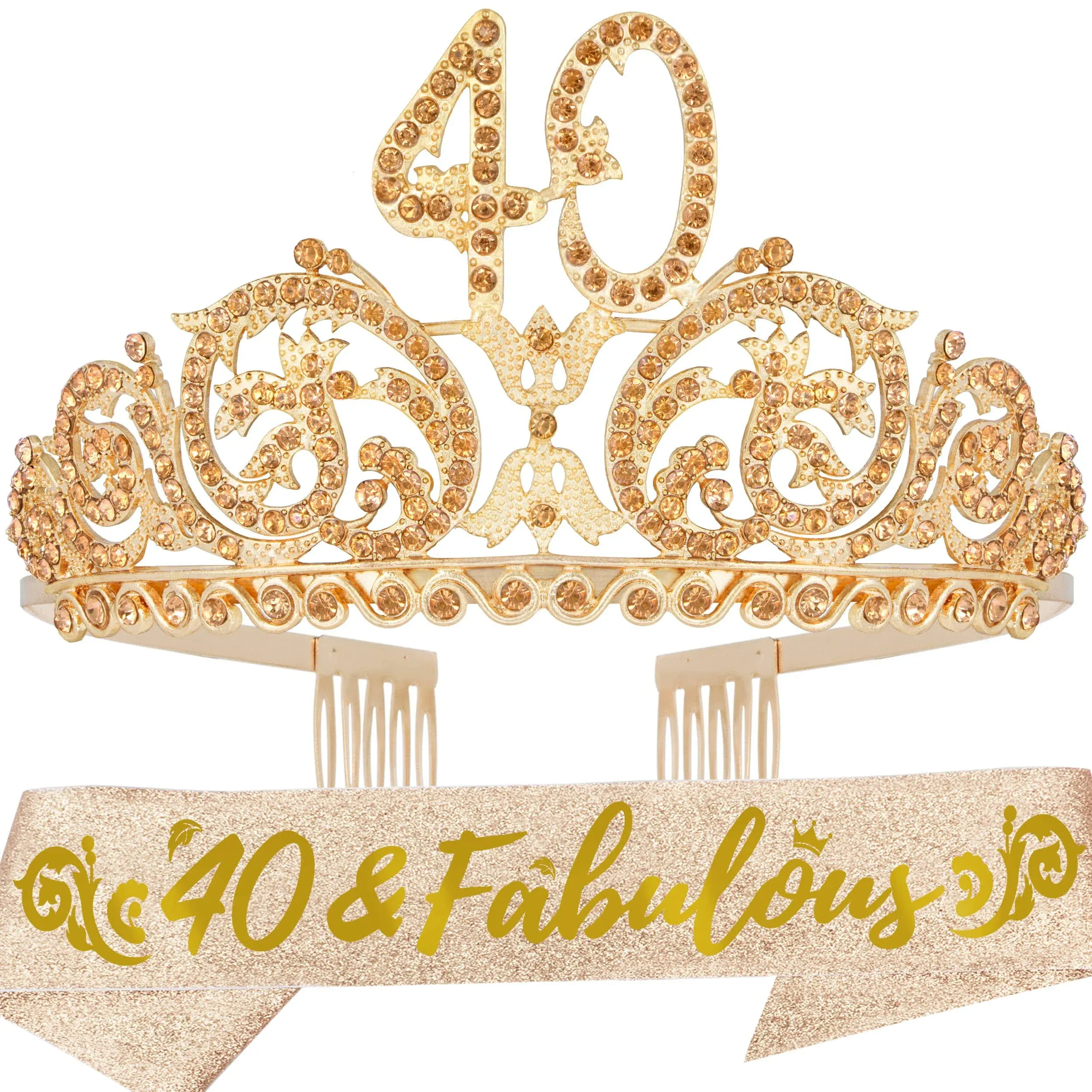 40th Birthday, 40th Birthday Decorations for Women, 40th Birthday Tiara, 40 Birt