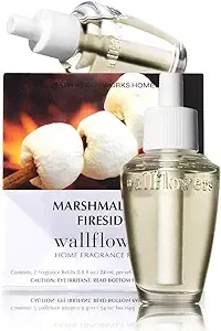 Bath & Body Works Slatkin & Co Marshmallow Fireside Wallflower Home Fragrance 2 bulb refills