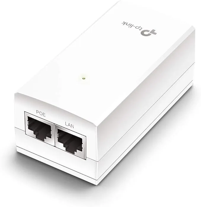 TP-Link PoE Injector | PoE Adapter 24V DC Passive PoE | Gigabit Ports | Up to 100 Meters(325 feet) | Wall Mountable Design (TL-PoE2412G)