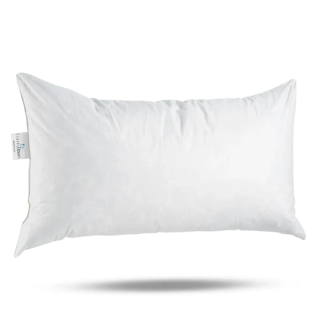 Down Rectangle Decorative Pillow Insert, 12"x32"