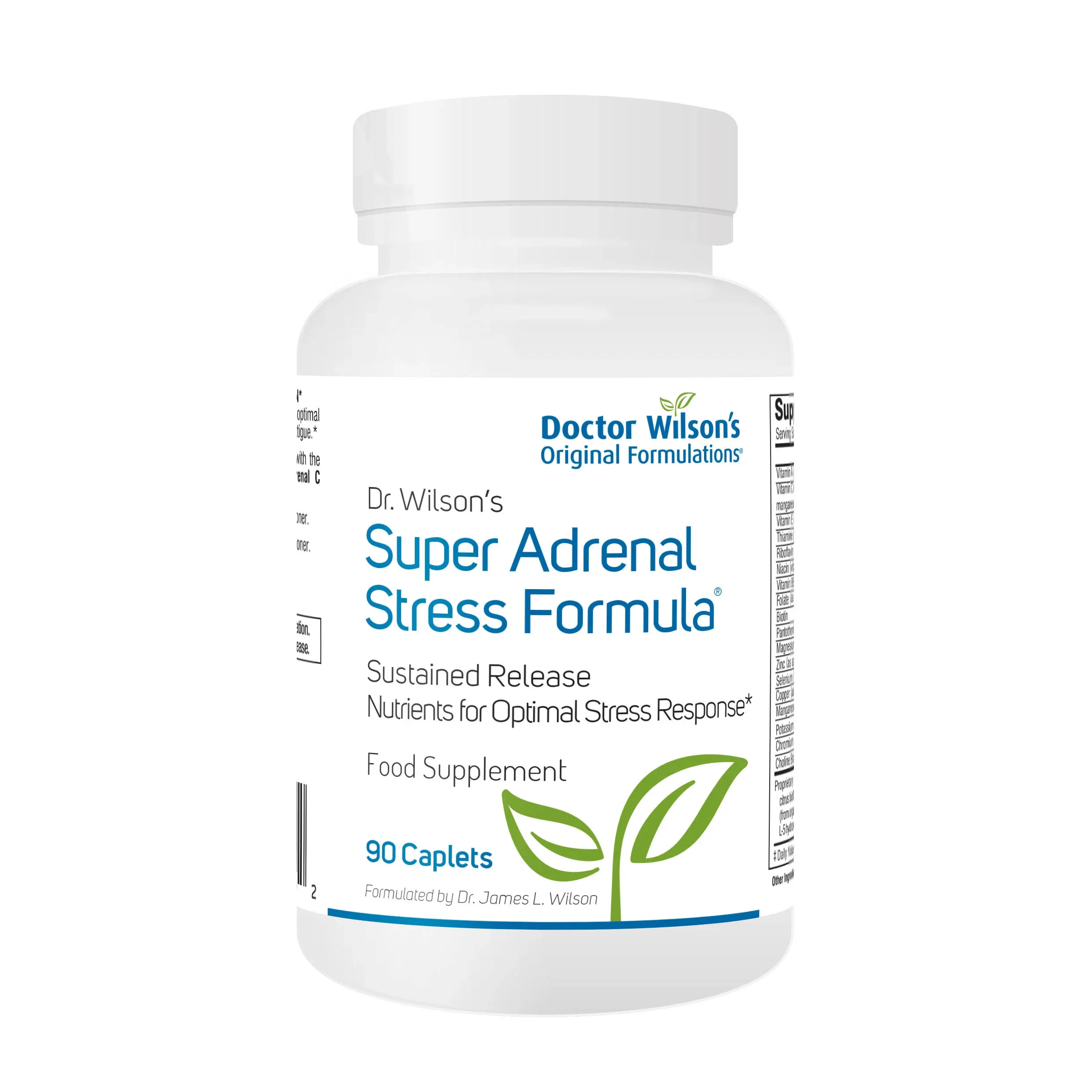 Super Adrenal Formula - 90 Caplets | Dr Wilsons