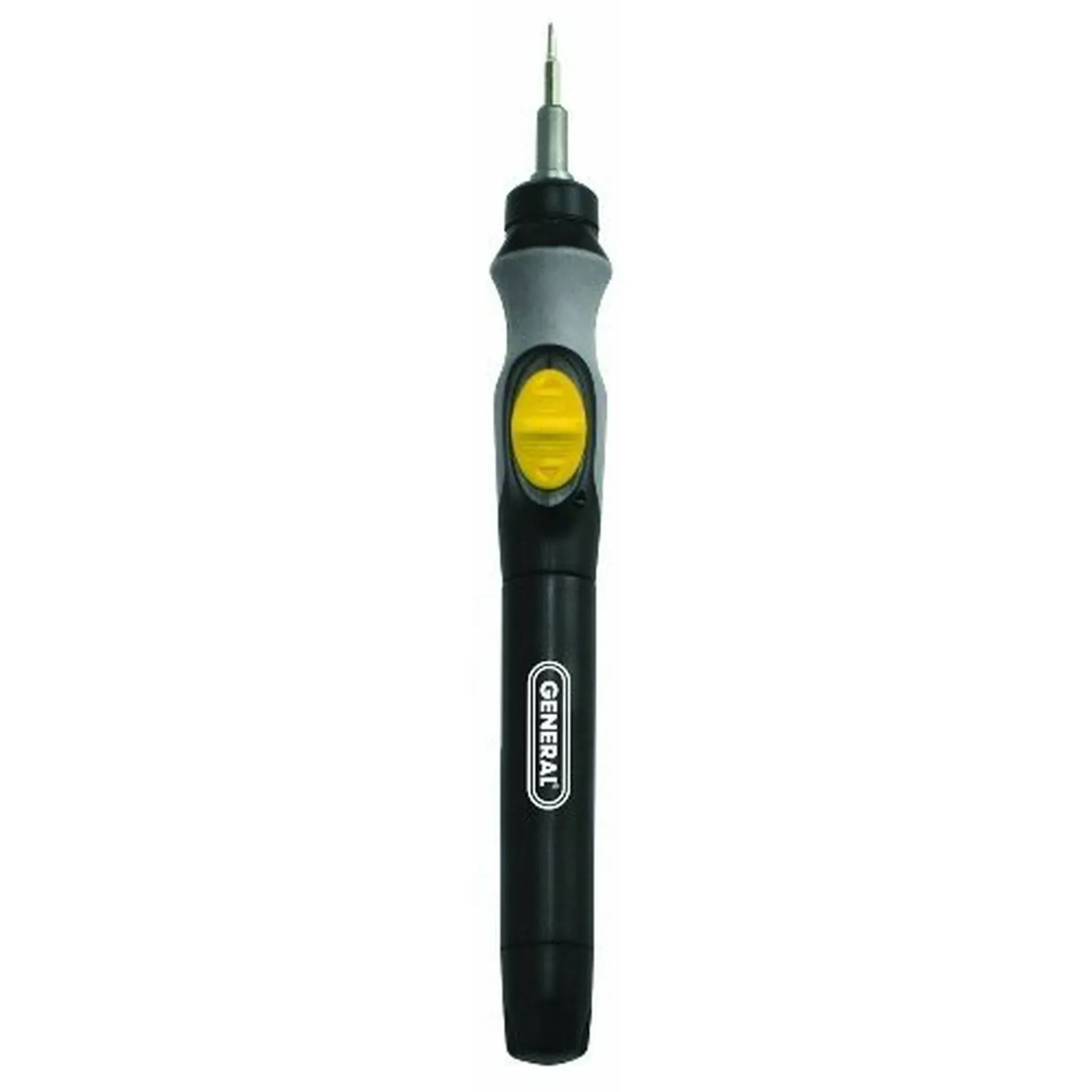 General Tools Precision Cordless Electric Screwdriver #500 with Six Bits and Quick Change Chuck, Handles Difficult, Repetitive Screw-Fastening Jobs