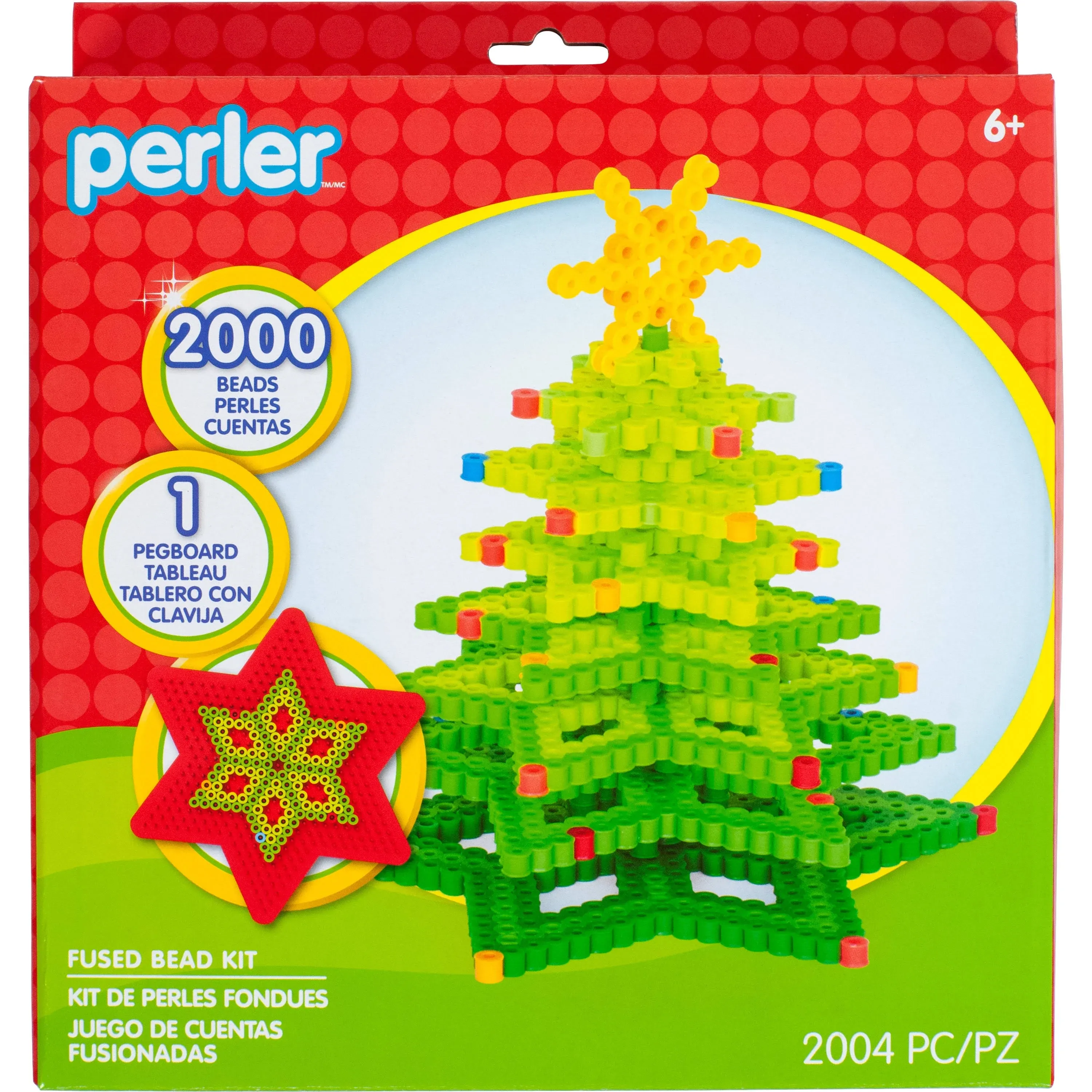 Perler 3D Christmas Tree Fused Bead Box Kit