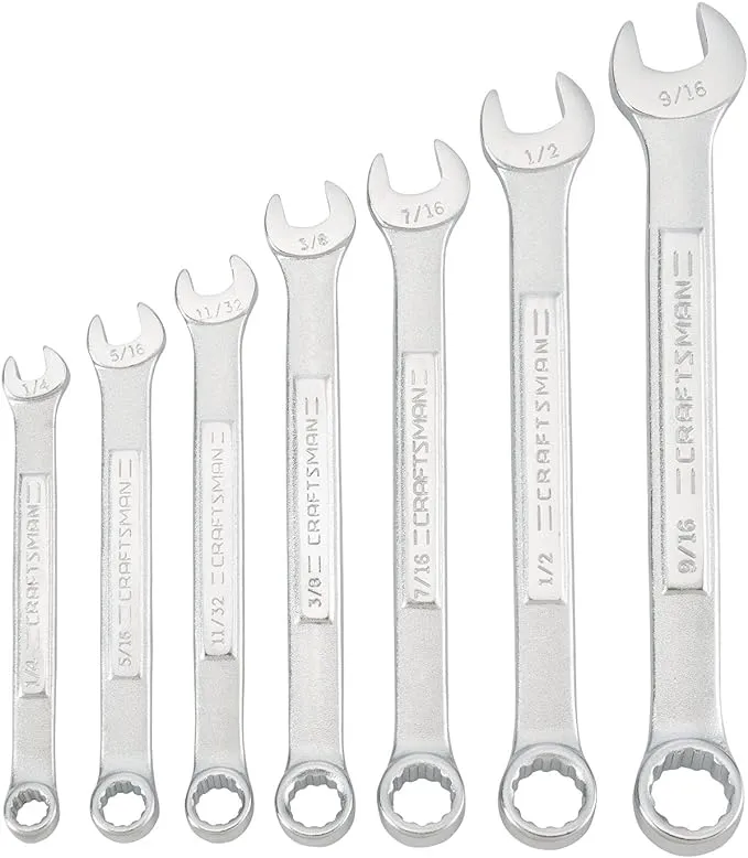 Craftsman Cmmt21085 SAE Wrench Set, Silver