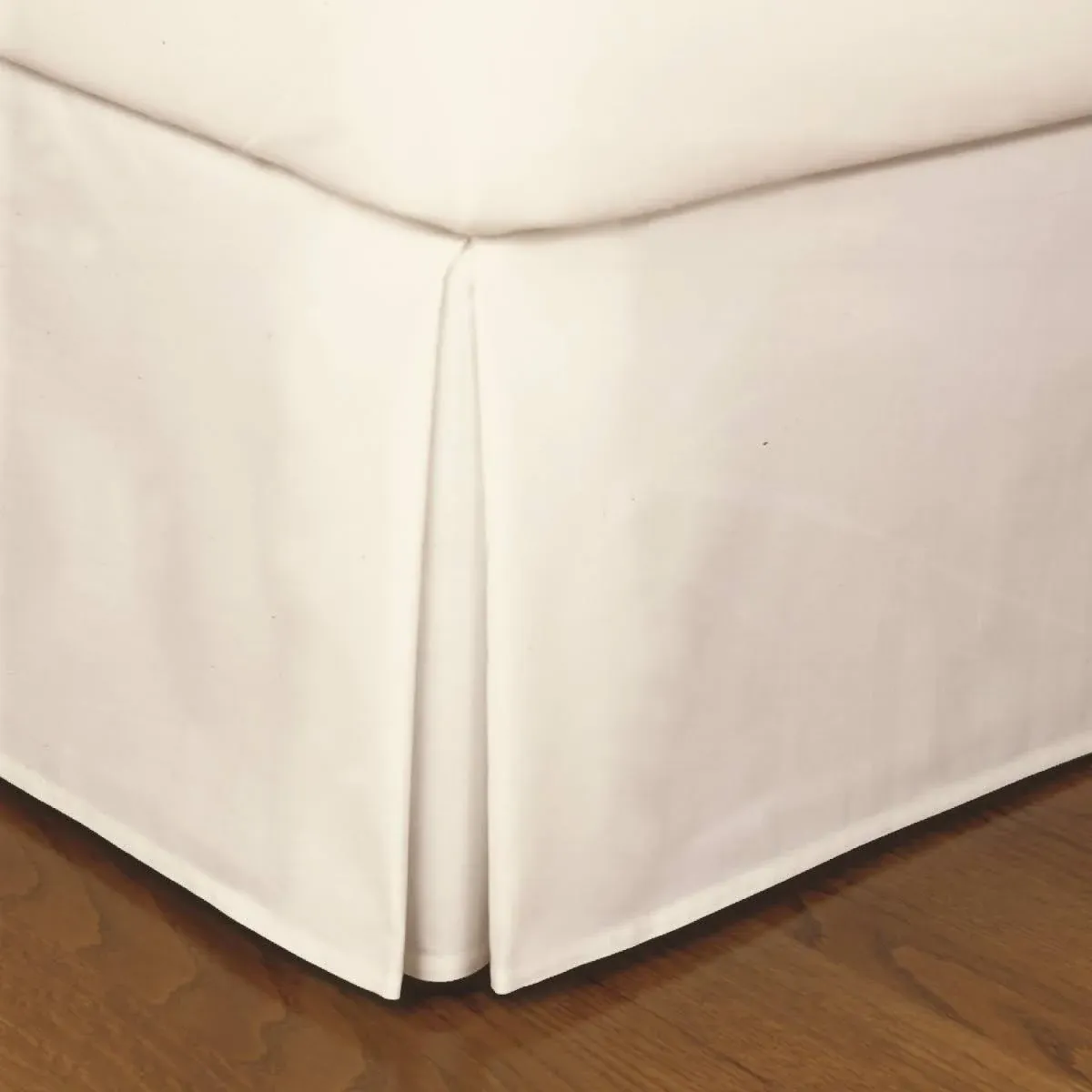 Lux Hotel Tailored Bed Skirt Classic 14" Drop Length Pleated Styling, California ...