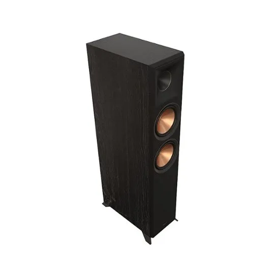 Klipsch Reference Premiere RP-500SA II Dolby Atmos Highly Versatile Surround Sound Speakers for Up-Firing Immersion, Height Speakers, or Rear Surround Speakers for Cinematic Home Theater in Walnut