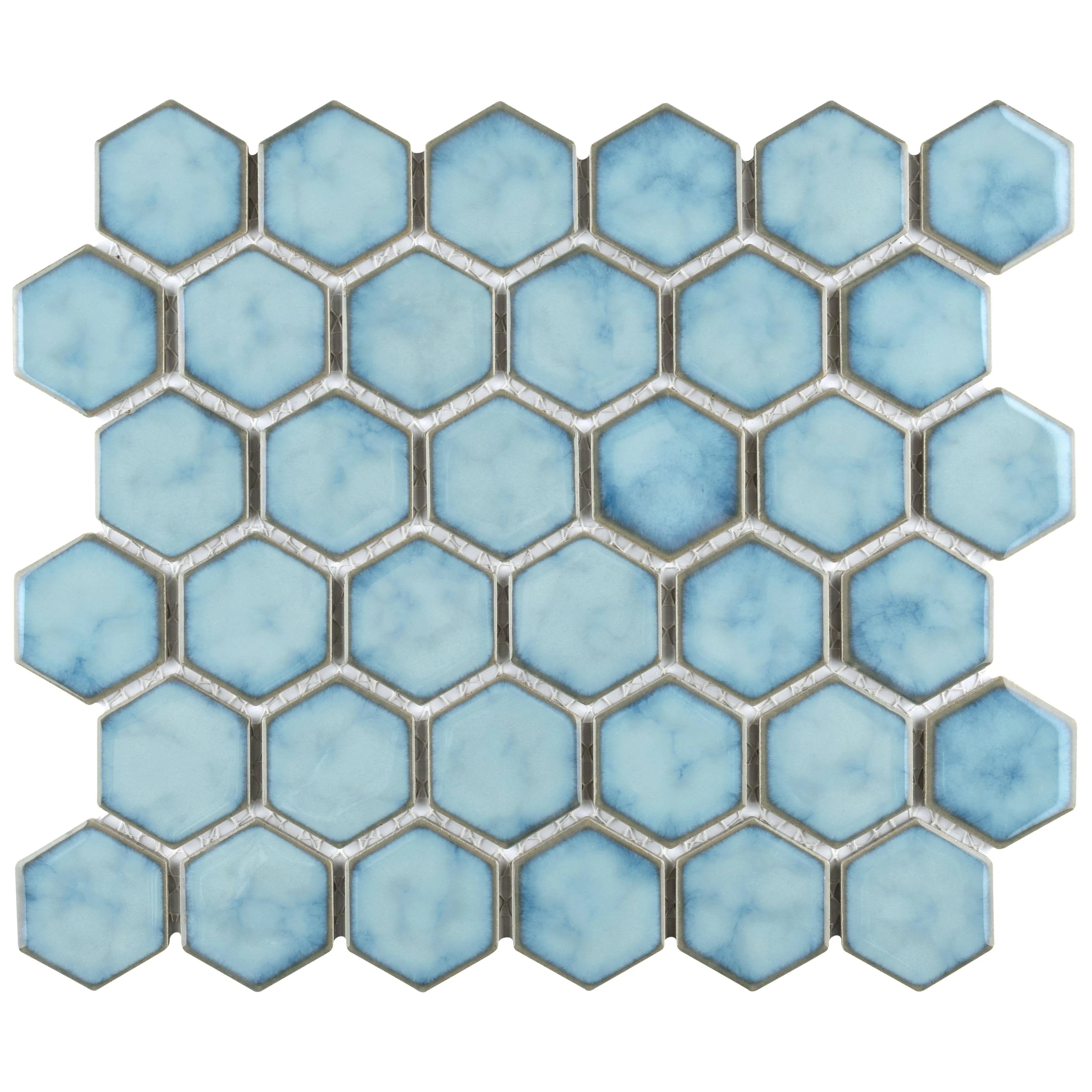 Merola Tile Hudson Due 2" x 2" Hex Porcelain Mosaic Floor Wall Tile