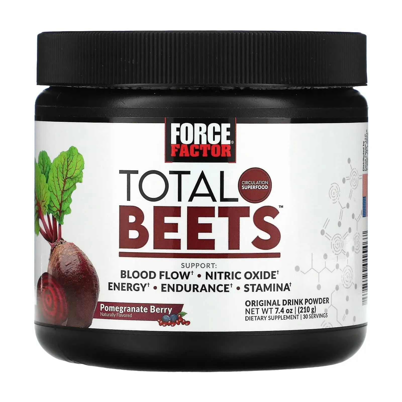 Force Factor Total Beets Original Drink Powder