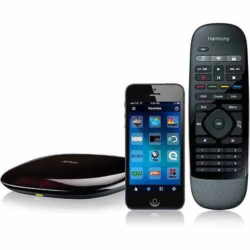 Logitech 915-000194 - Harmony Smart Remote Control with Smartphone App - Black (Renewed)