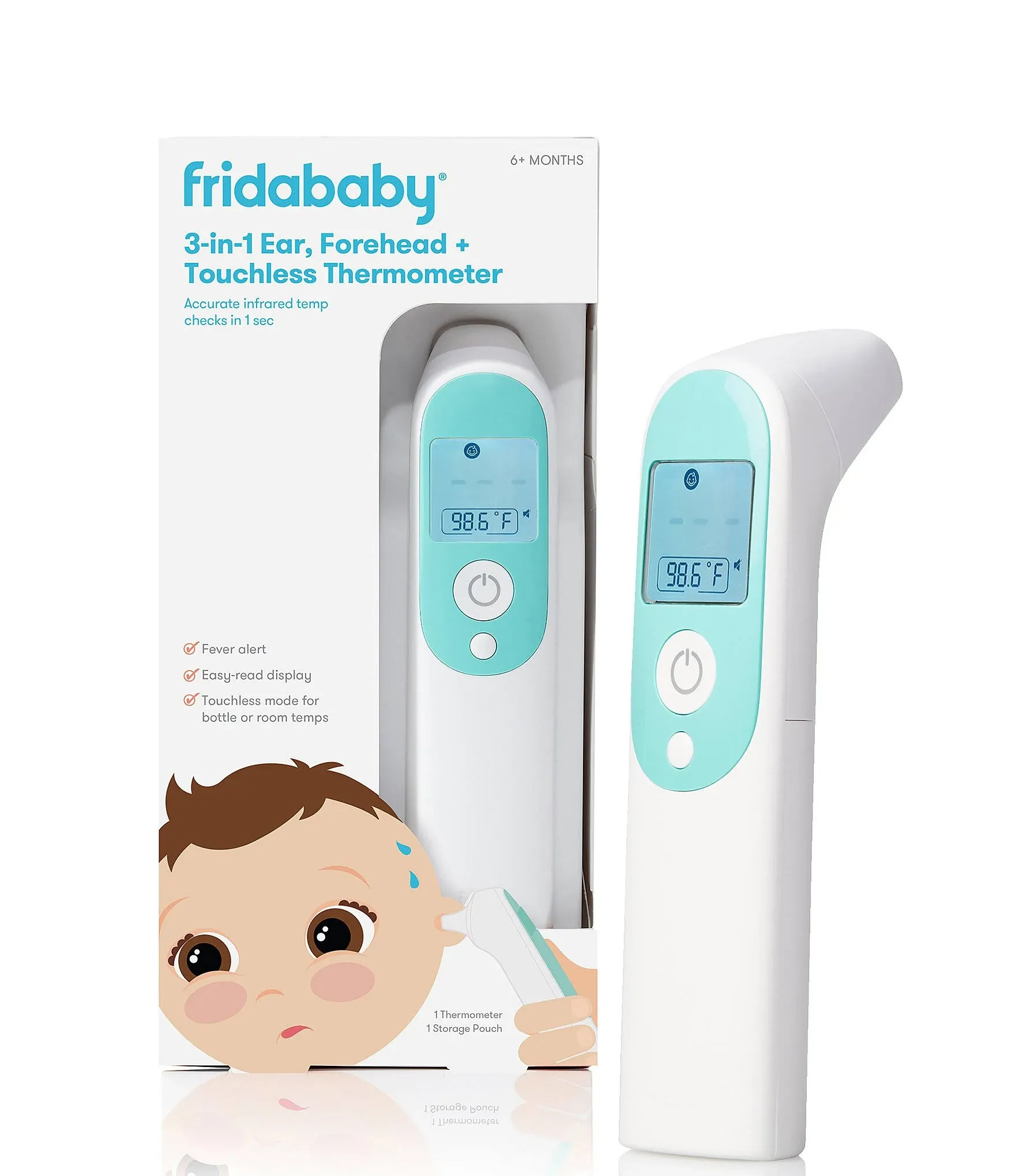 3-in-1 Ear, Forehead & Touchless Infrared Thermometer