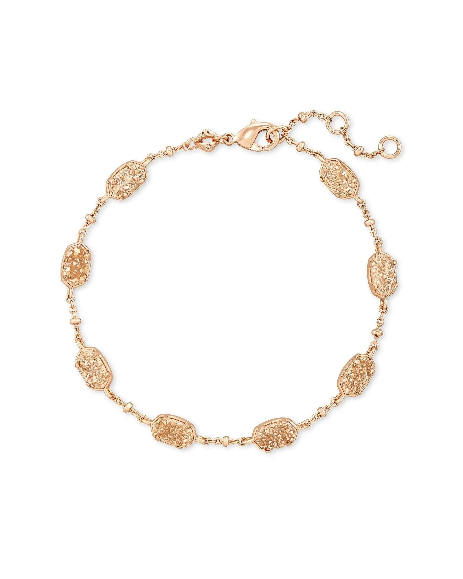 NEW wTag Kendra Scott Emilie Gold Chain Link Bracelet in Rose Gold