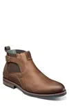 "Men's Oskar Plain Toe Chelsea Boots In Brown"