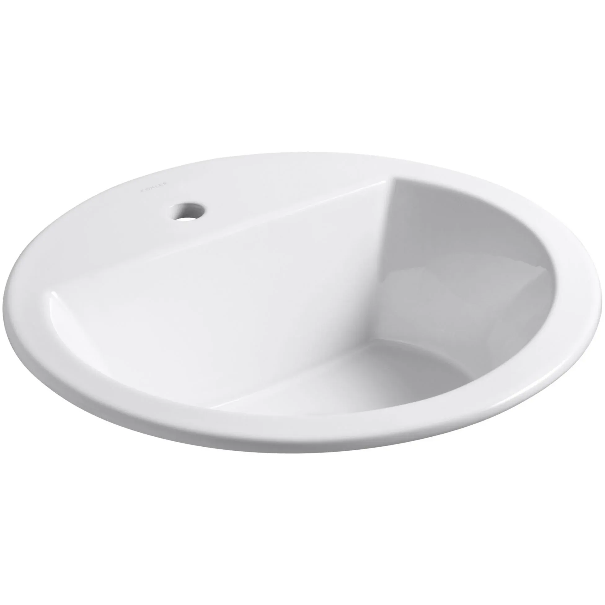 Bryant Drop-in Bathroom Sink in White