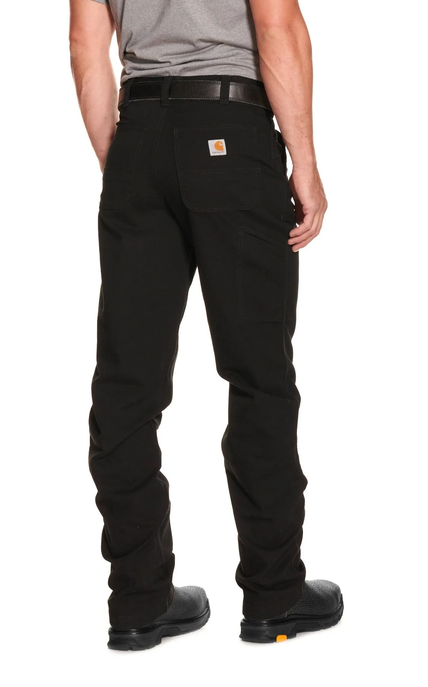 Carhartt Men&s Rugged Flex Rigby Dungaree Pants - Black