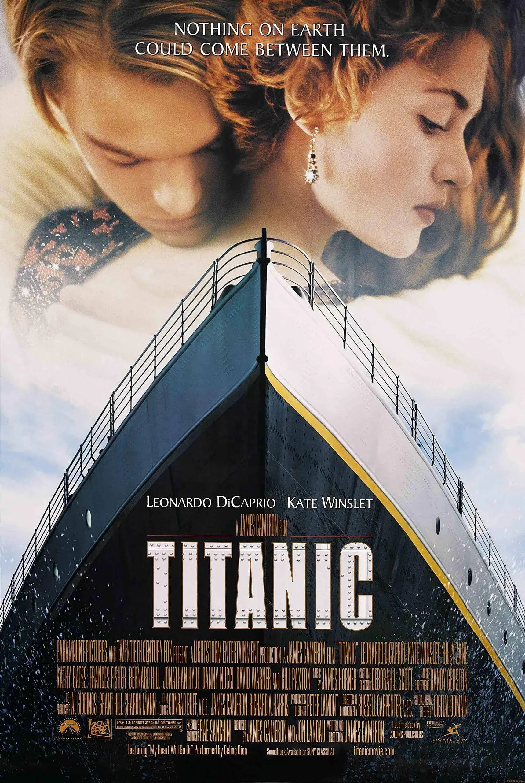 Titanic Movie Poster，12x18in<wbr/>ch，30x46cm 