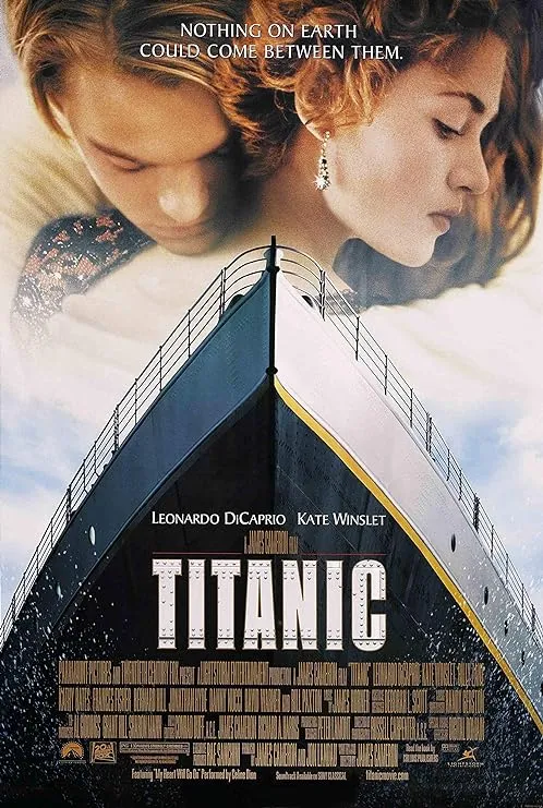 Titanic Movie Poster，12x18in<wbr/>ch，30x46cm 