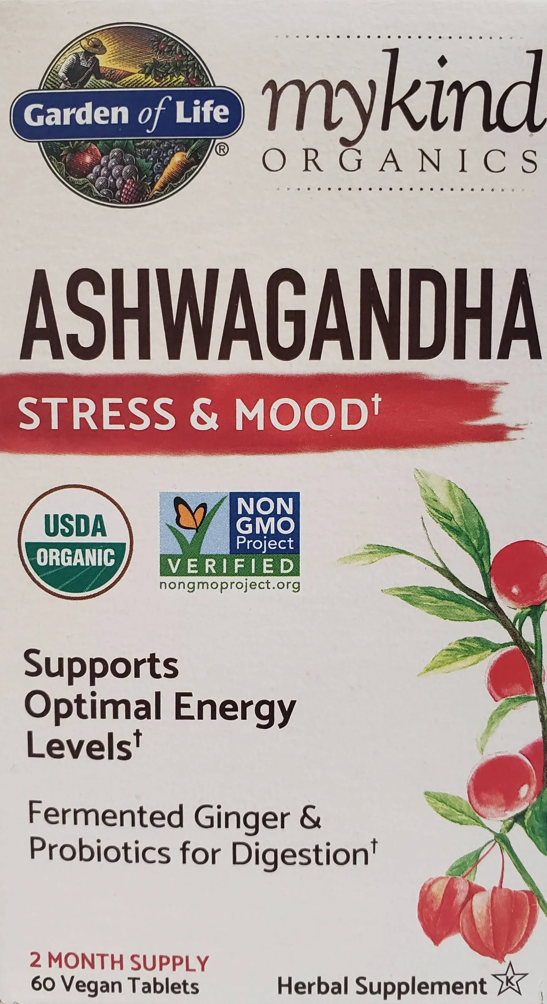 Garden of Life Organics Ashwagandha Stress & Mood