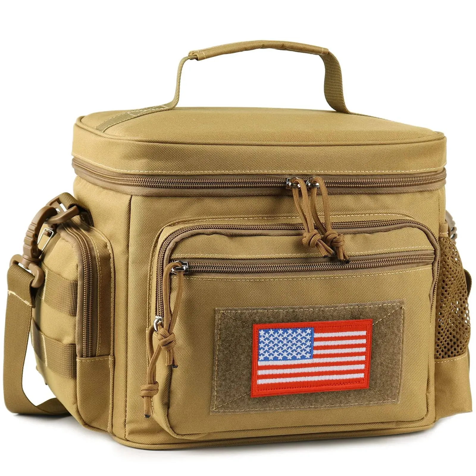 Lunch Box For Men Tactical Lunch Bag Molle Webbing Leakproof Insulated Large Lun