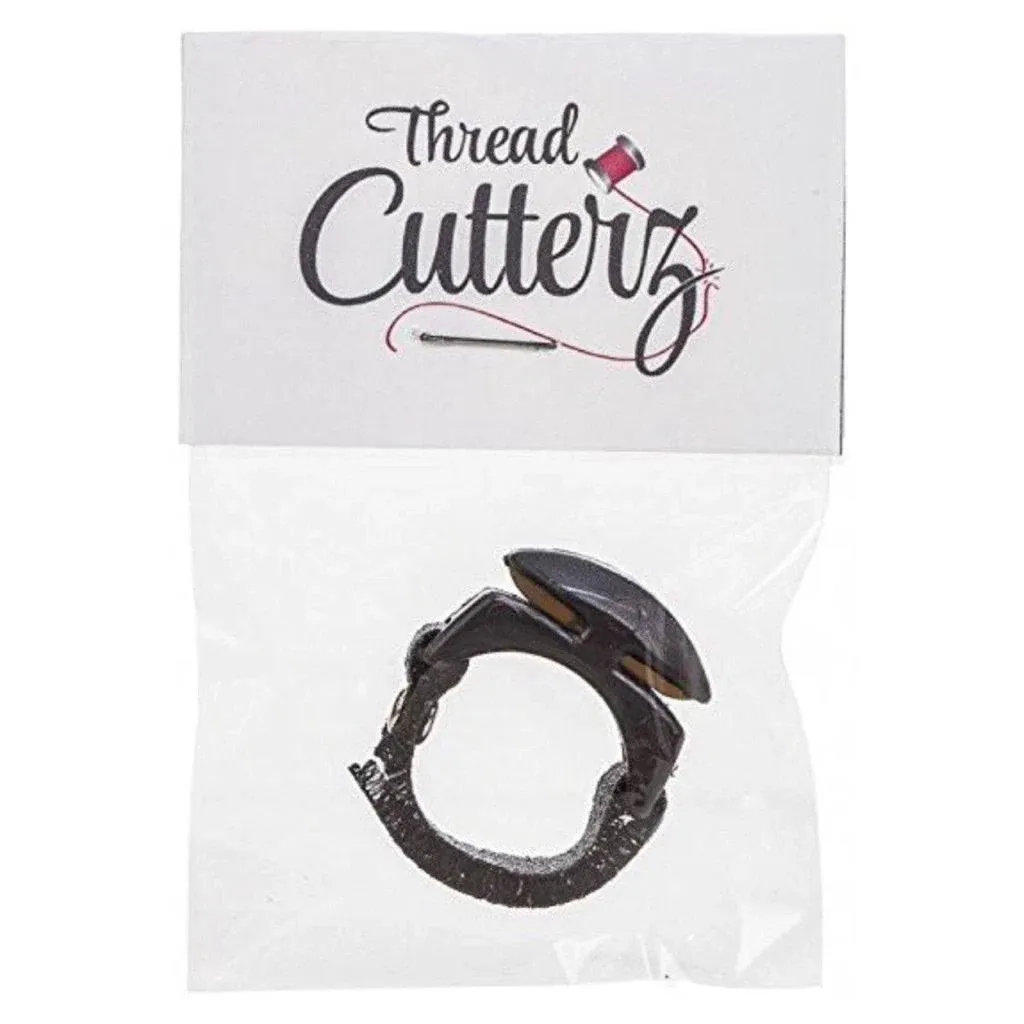 Thread Cutterz Adjustable Ring - Black