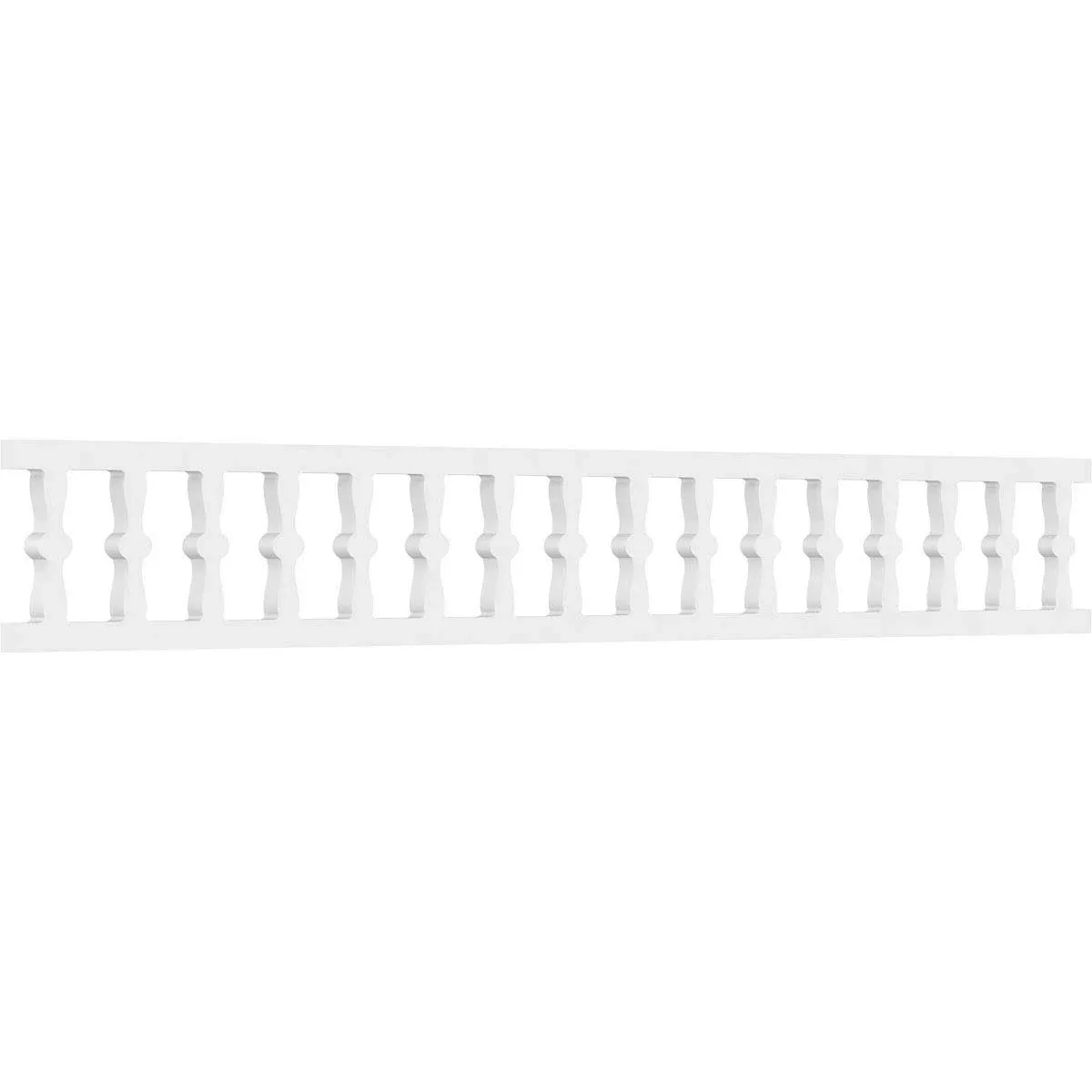 Ekena Millwork RUNP06X0625X48ELD El Dorado Architectural Grade PVC Running Trim, 6"H, White