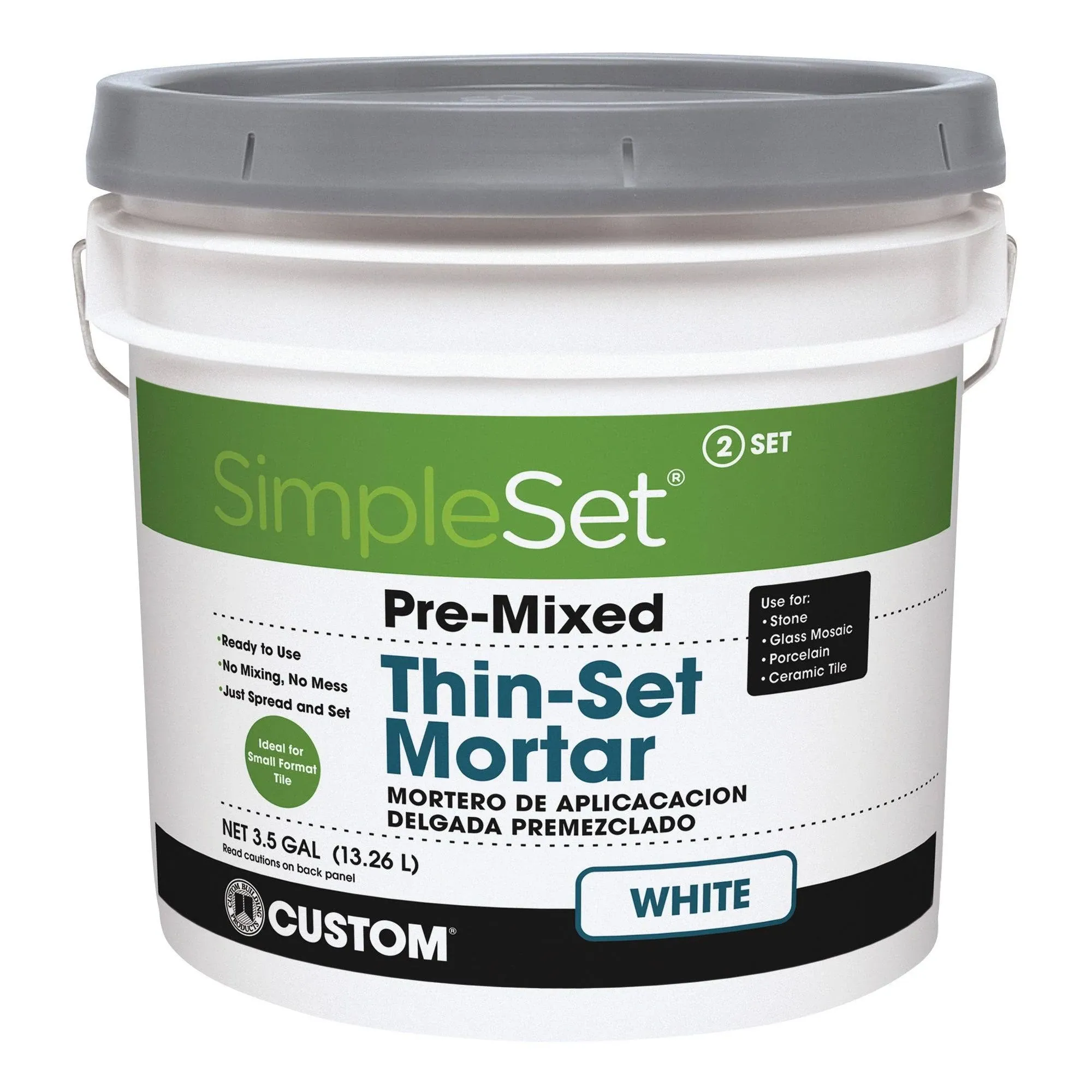 Custom STTSW3 Thin-Set Mortar, 3.5 Gal Pail