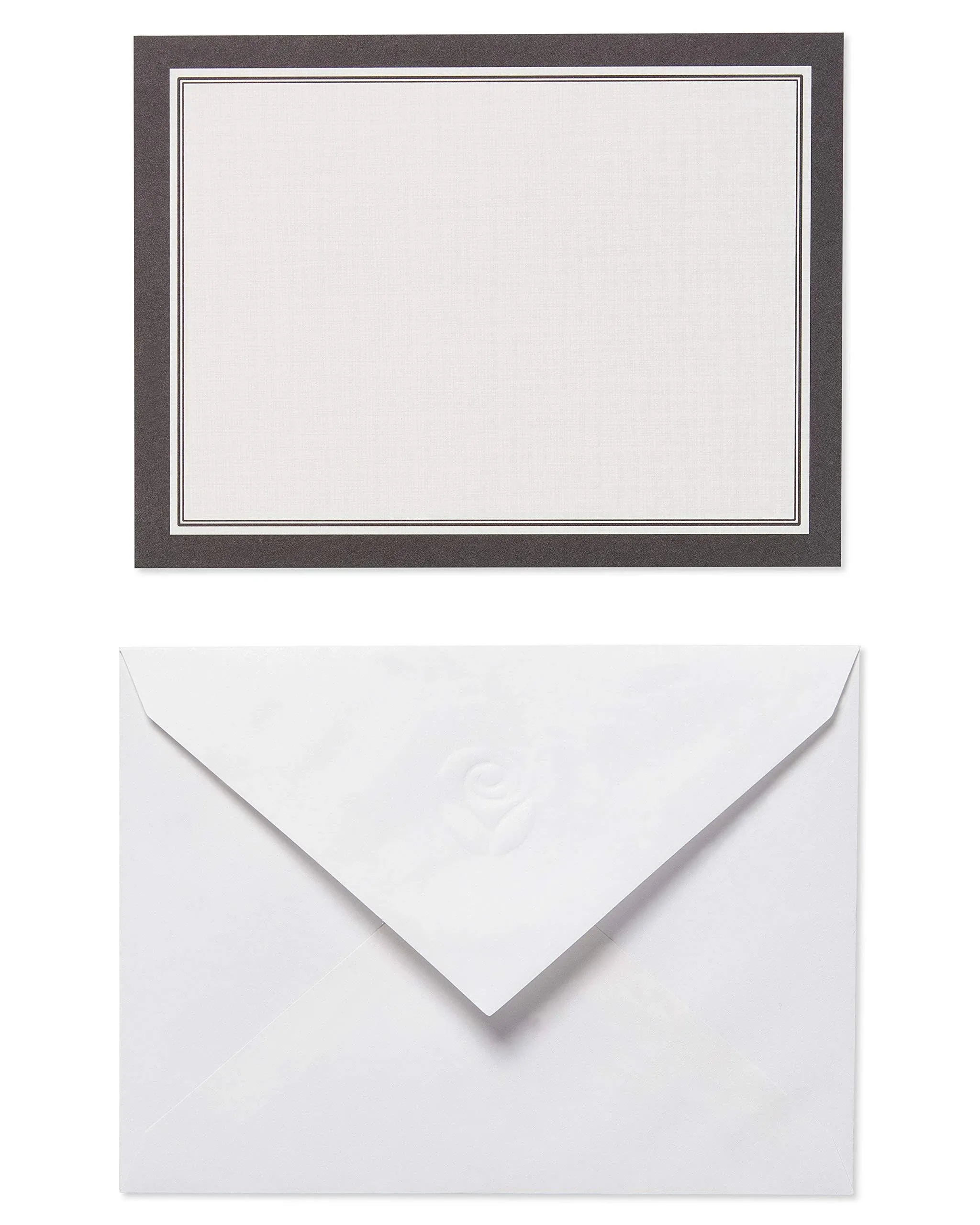 American Greetings Black and White Blank Cards with Envelopes